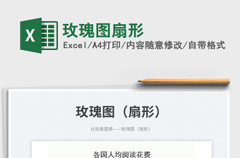 2025玫瑰图扇形免费下载