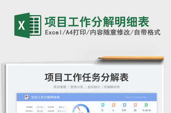 2025项目工作分解明细表免费下载