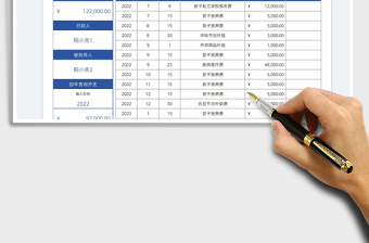 2025离婚抚养费开支明细表免费下载