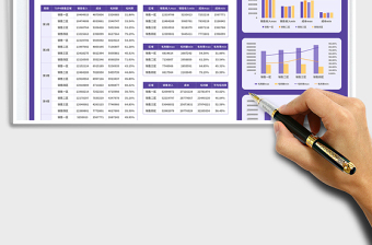 2025简约风四大区域销售数据报表（31天）免费下载