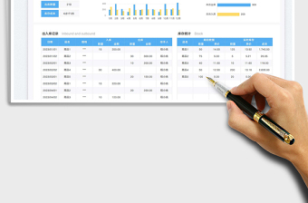 2025商品出入库统计表（支持成本核算）免费下载