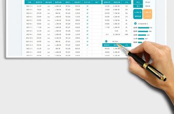 2025报销登记表-统计分析表免费下载