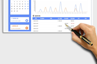 2025财务出纳明细表免费下载