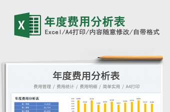 2025年度费用分析表免费下载