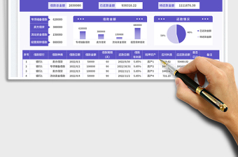 2025银行短期借款明细账免费下载
