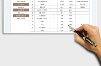 2025房屋翻新预算表免费下载