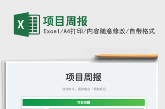 2025项目周报免费下载