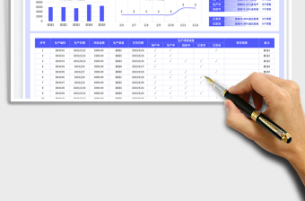 2025生产项目进度表免费下载