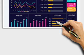 2025年度财务收支数据可视化免费下载