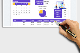 2025项目进度表免费下载