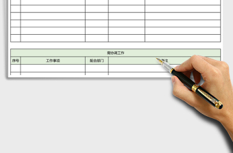 公司员工工作日报