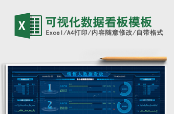 可视化数据看板模板