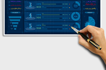 可视化数据看板模板