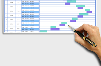 实用工作计划进度表