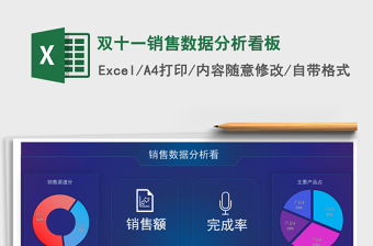 双十一销售数据分析看板