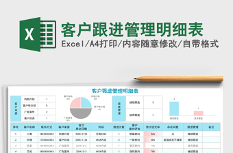 客户跟进管理明细表