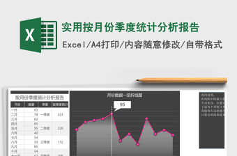 实用按月份季度统计分析报告