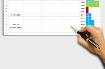 实用工作计划进度表