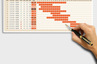 工作计划可视化表