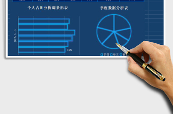 数据可视化分析销售表excel模板