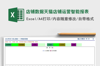店铺数据天猫店铺运营智能报表
