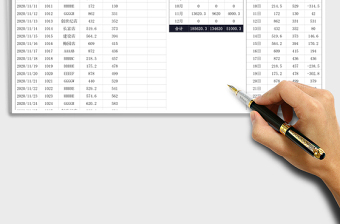 收支明细表收支数据可视化看板