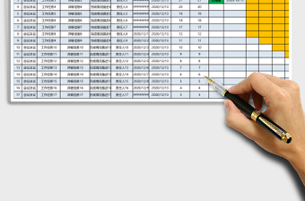 工作计划管控进度表