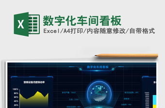 数字化车间看板