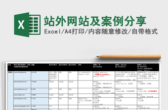 站外网站及案例分享