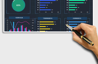 营业销售数据看板