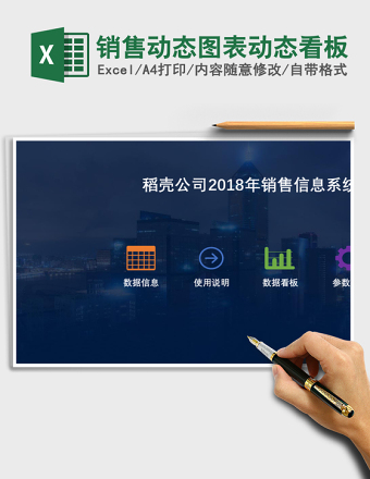 销售动态图表动态看板