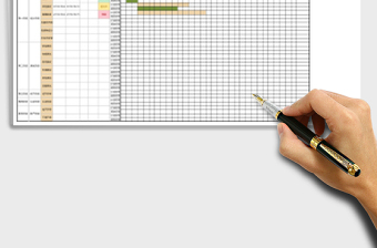 项目工作计划甘特图