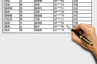 学生家访登记卡Excel表格