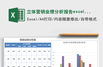 2025立体营销业绩分析报告excel模板