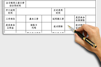 2025年职工录用登记表