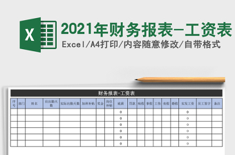 2025年财务报表-工资表