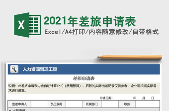 2025年差旅申请表