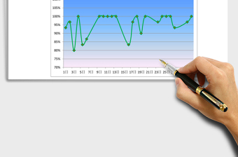 员工出勤率统计表模版