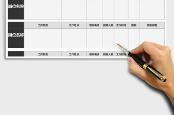 2025年暑假兼职岗位需求统计表