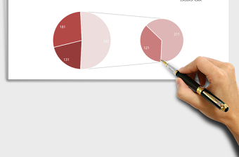 红色时尚APP推广数据excel表模板