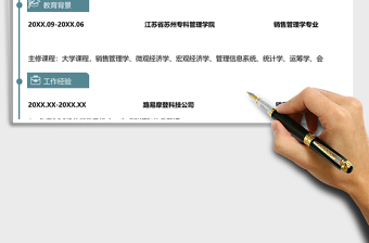 2025年销售主管应聘求职简历