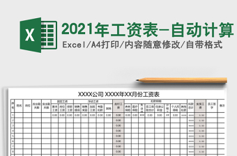 2025年工资表-自动计算