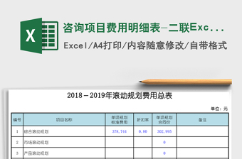 费用明细表