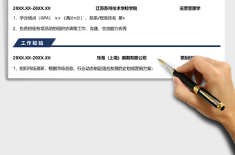 2025年产品运营求职简历