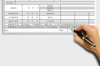 2025年生产任务通知单