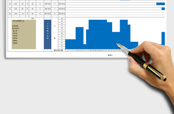 施工进度计划表甘特图excel模板