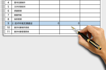 项目经费收入明细表Excel模板