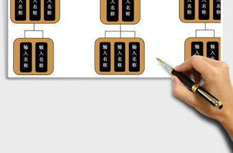 2025年通用组织构架图模板