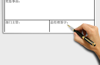 2025年员工奖罚单