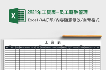 2025年工资表-员工薪酬管理